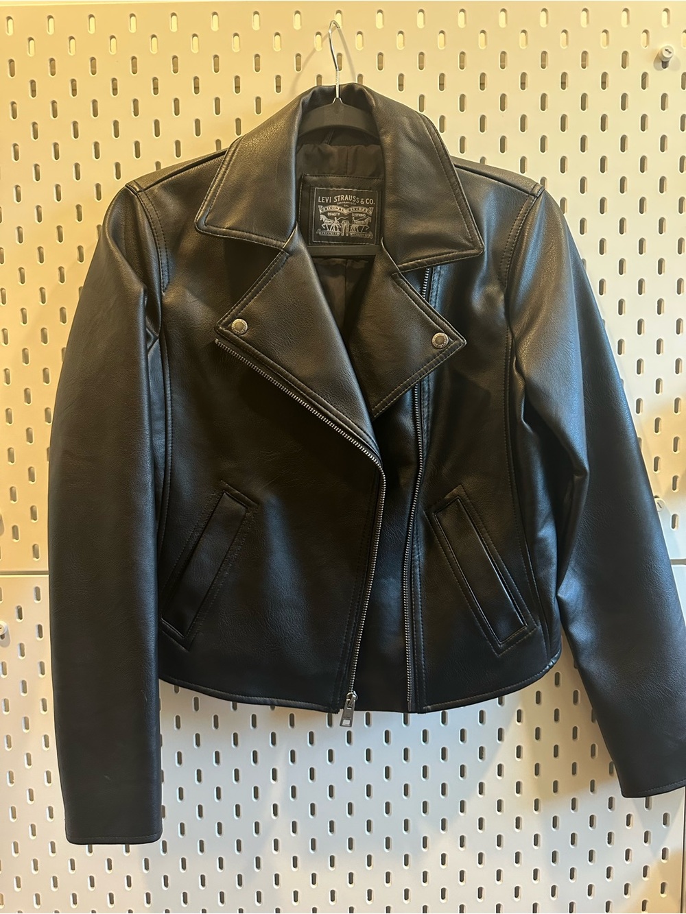Levi’s The Classic Faux Leather Moto Jacket (Size XS)